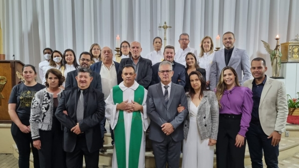 Vereadores participam de celebrações religiosas dos 111 anos do município