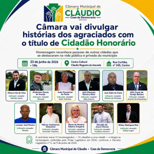 Série da Câmara vai contar a de cada um dos homenageados com a Cidadania Honorária