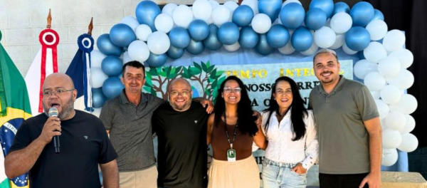 Vereadores participal do início da educação em tempo integral na Comunidade da Bocaina