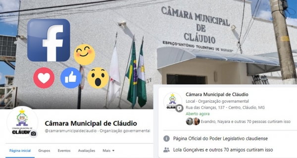 Com a proposta de ampliar a transparência e publicidade, Câmara lança página oficial no Facebook