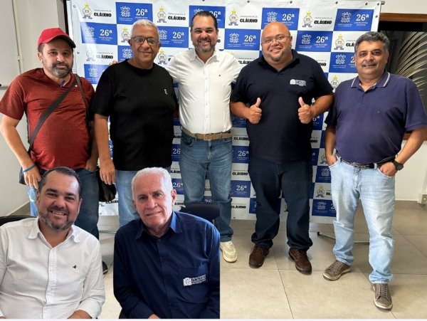 Câmara de Cláudio recebe visita institucional de dirigente do PSDB mineiro
