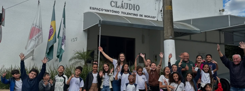 Câmara promove atividade educativa com alunos da Escola Municipal Coronel Joaquim da Silva Guimarães