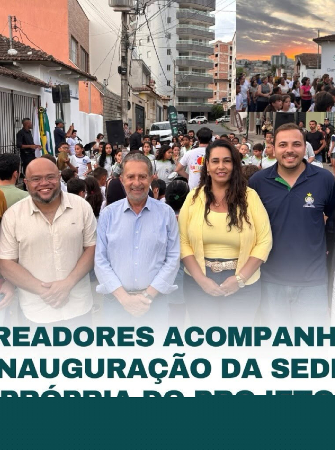 Vereadores acompanham inauguração da sede própria do Projeto 'Dando Cordas'